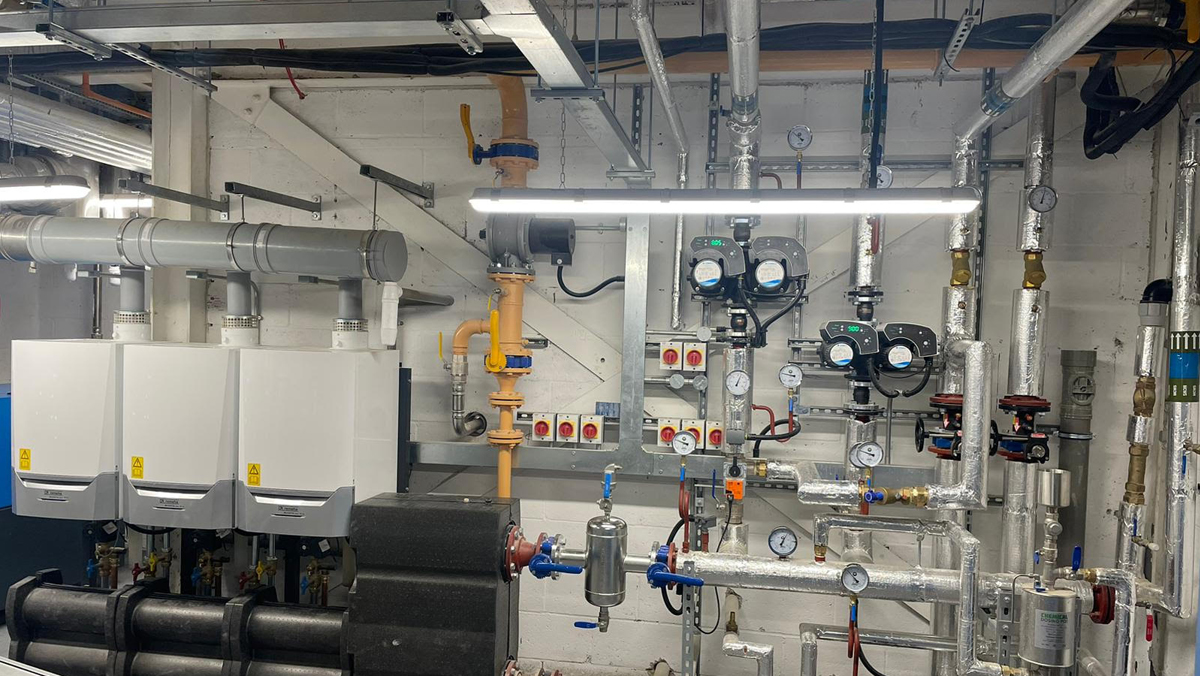 Pintec Group project: Full Plant Room installed by Pintec Group Engineers